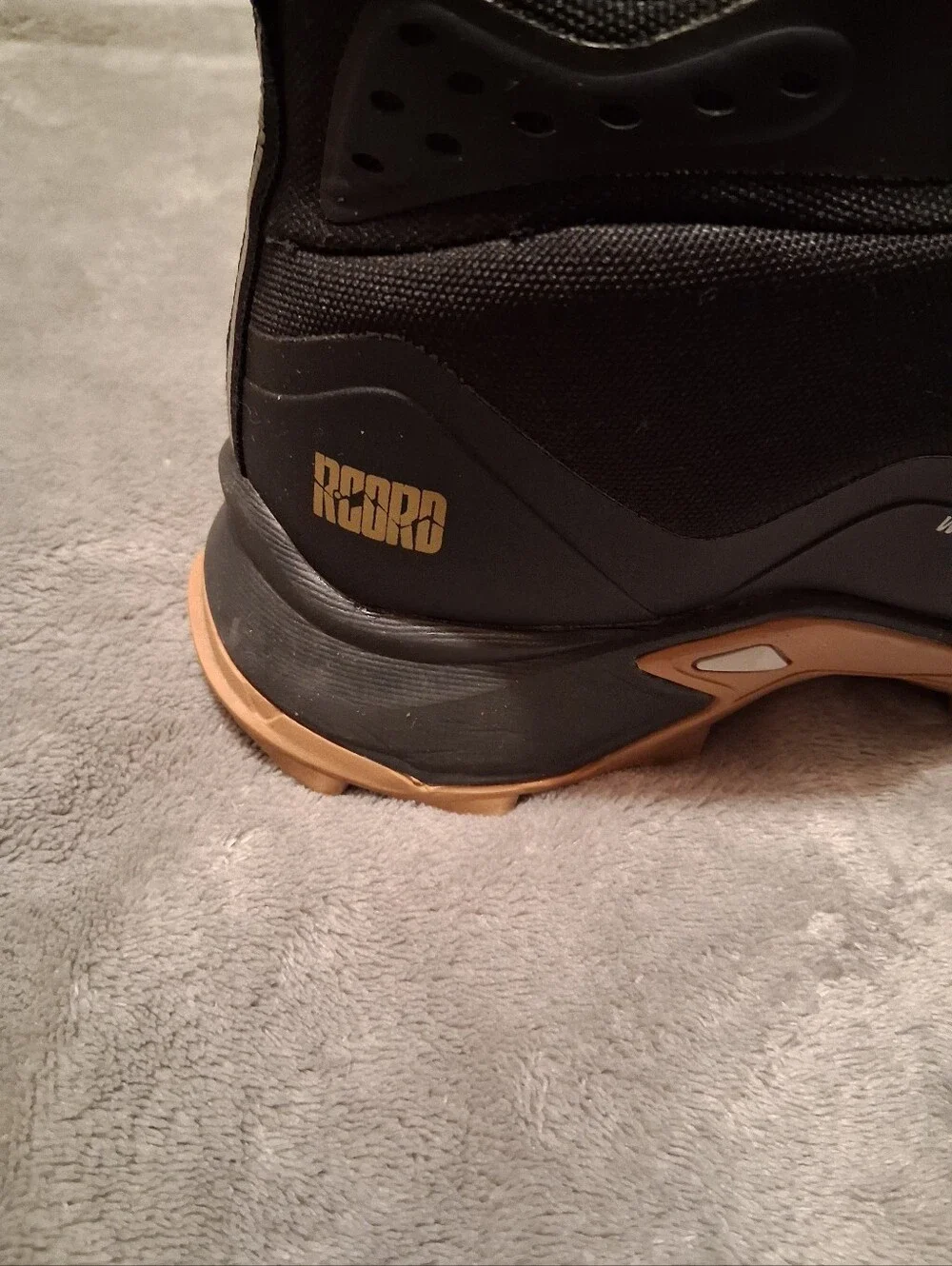 R CORD Waterproof Black Brown Hiking Boots Size 9